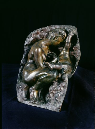 洞窟（ブロンズ） 作： Auguste Rodin